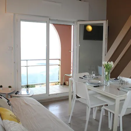Apartment Duplex Vue Ocean- Piscine-plage A Pied Anglet